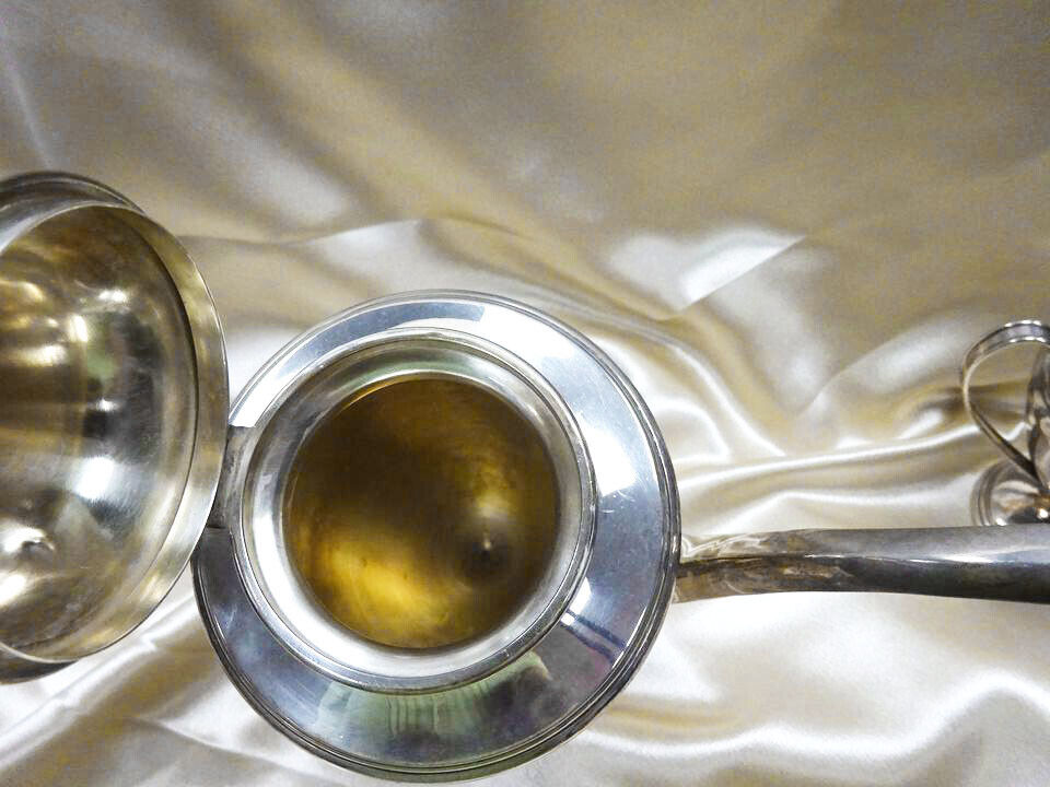 Antique Weidlich 3pc Sterling Silver Coffee & Tea Set