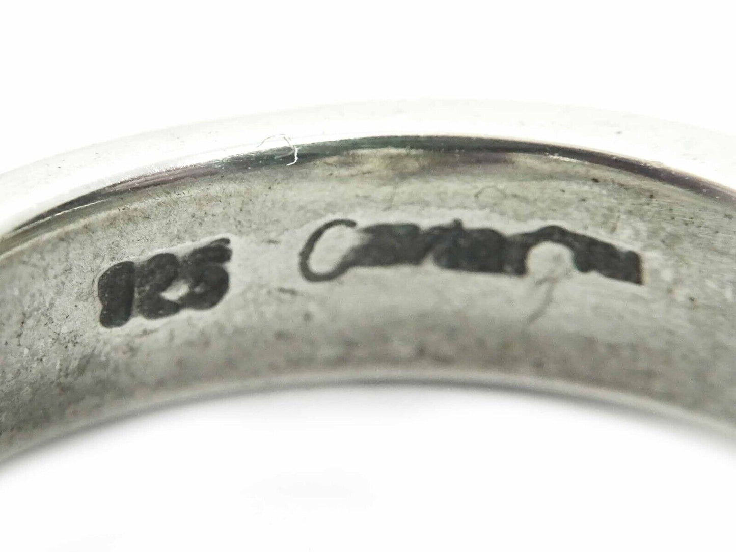 Caviar Designer Signed Dangle Hoop Earrings Sterling Silver