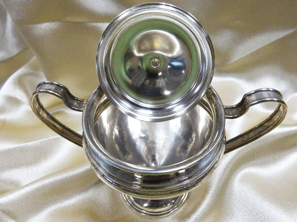 Antique Weidlich 3pc Sterling Silver Coffee & Tea Set