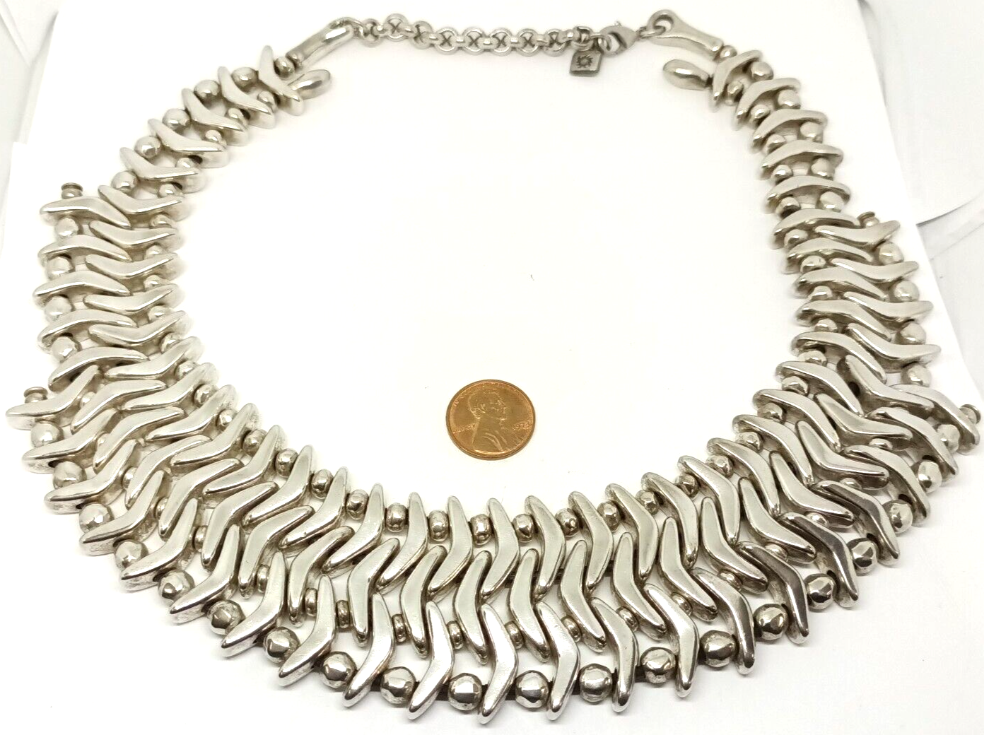Uno De 50 Short Cleopatra Statement Necklace Choker 1.5'' Thick