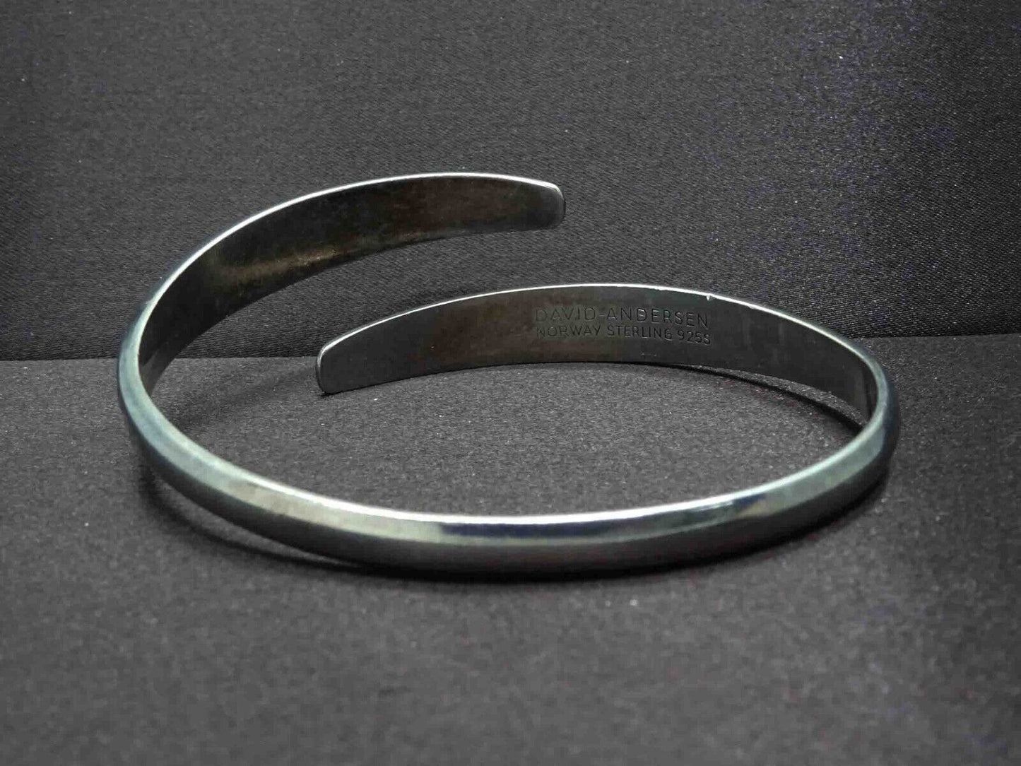 David Andersen Norway Sterling Silver Snake Armlet Arm Cuff 41 Grams