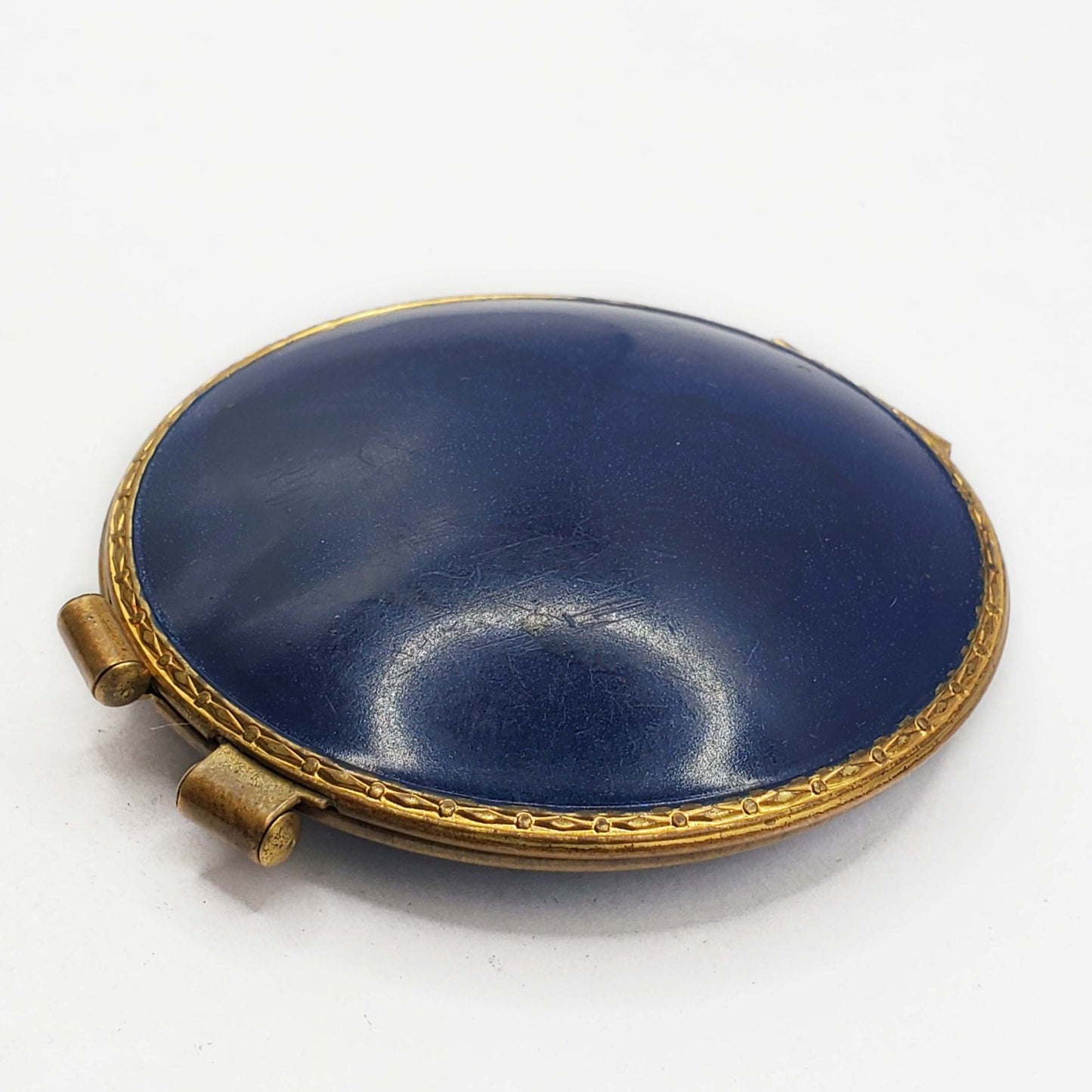 Vintage Plaza Lighter Compact 1940s Rare Working Flint