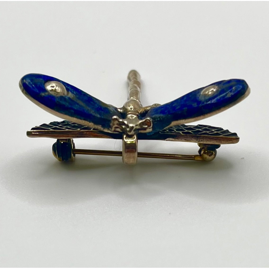 Manuel Porcayo Figueroa 925 Sterling Silver Hecho a Mano Dragonfly Brooch Pin