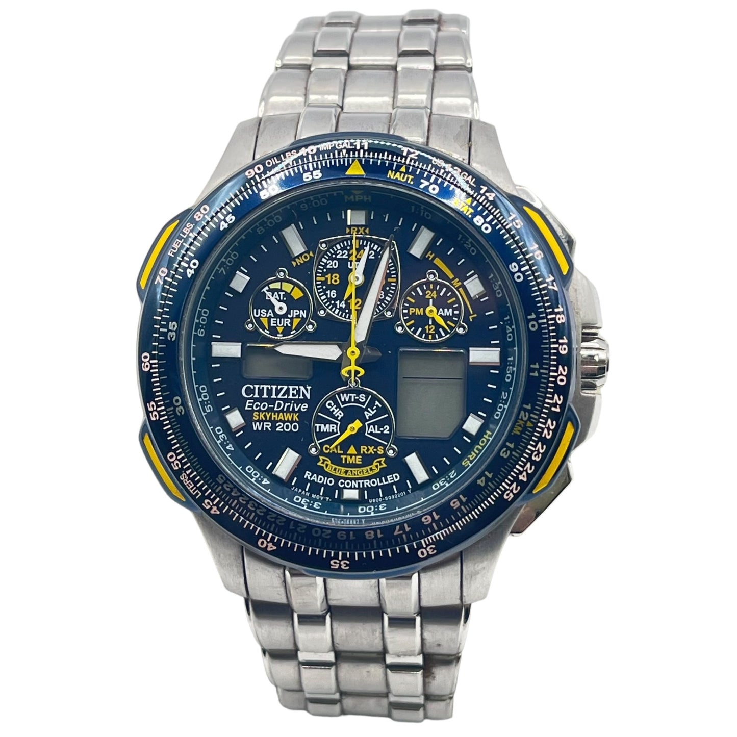 Citizen Men's Promaster Skyhawk A-T Men's Watch Eco-Drive Blue Angels Working