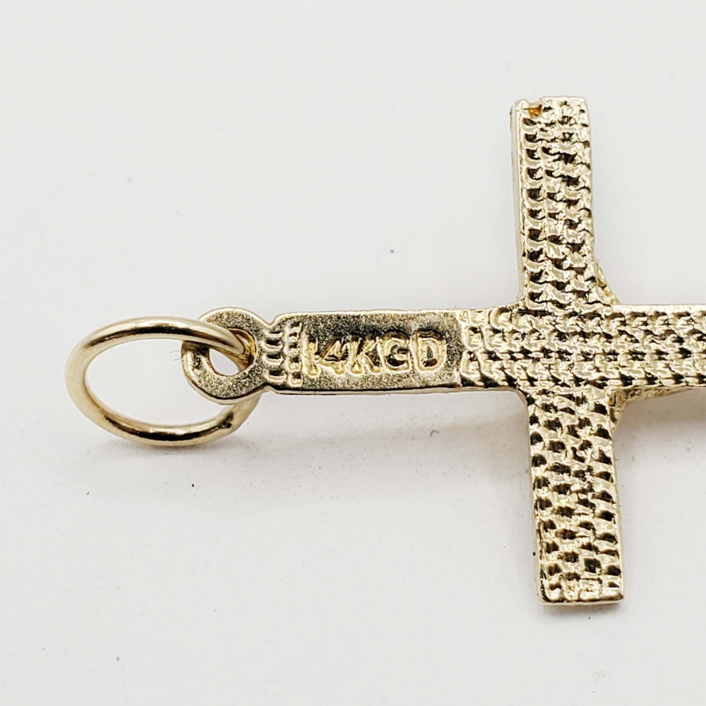 Religious Crucifix Cross Pendant 14k Gold 1.4 Grams