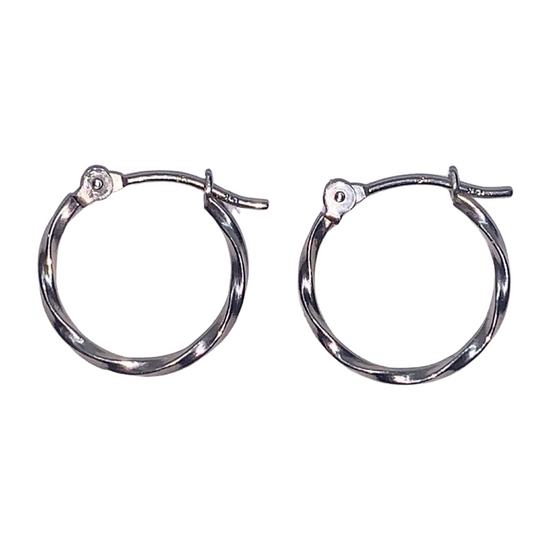 Mini Twisted 14k Hoop earrings