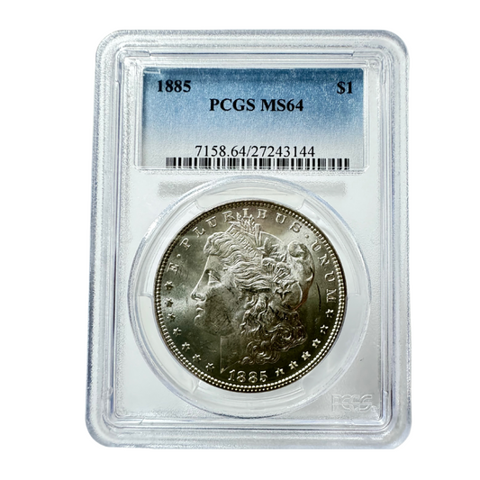 1885 Morgan Silver Dollar PCGS MS-64