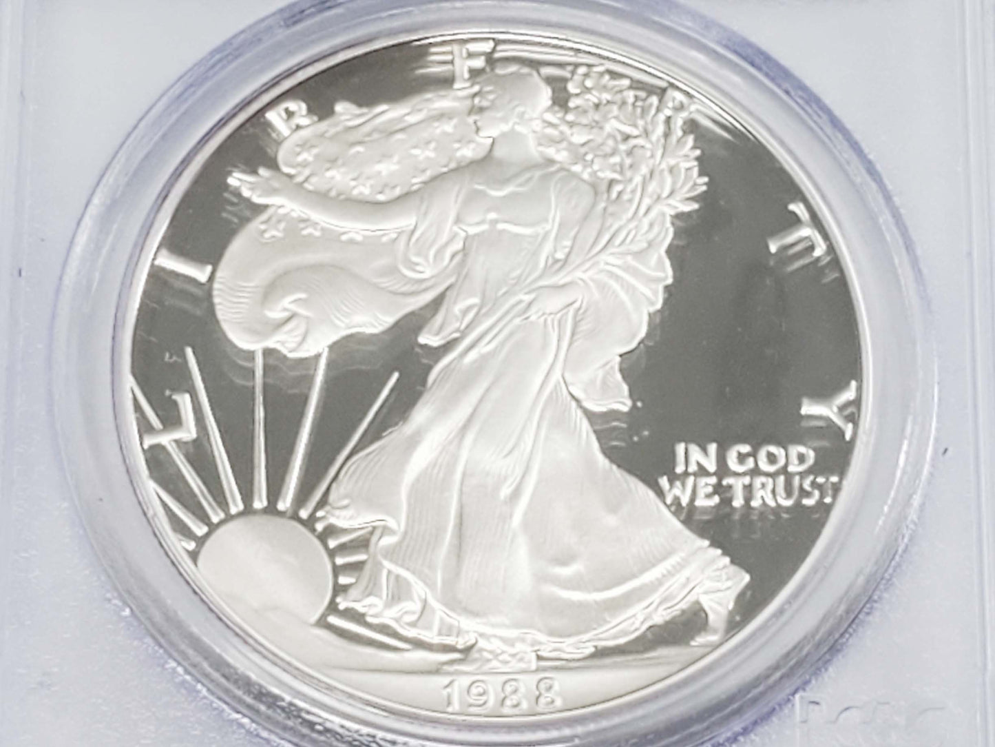 1988-S Silver Eagle Proof PCGS PR69DCAM