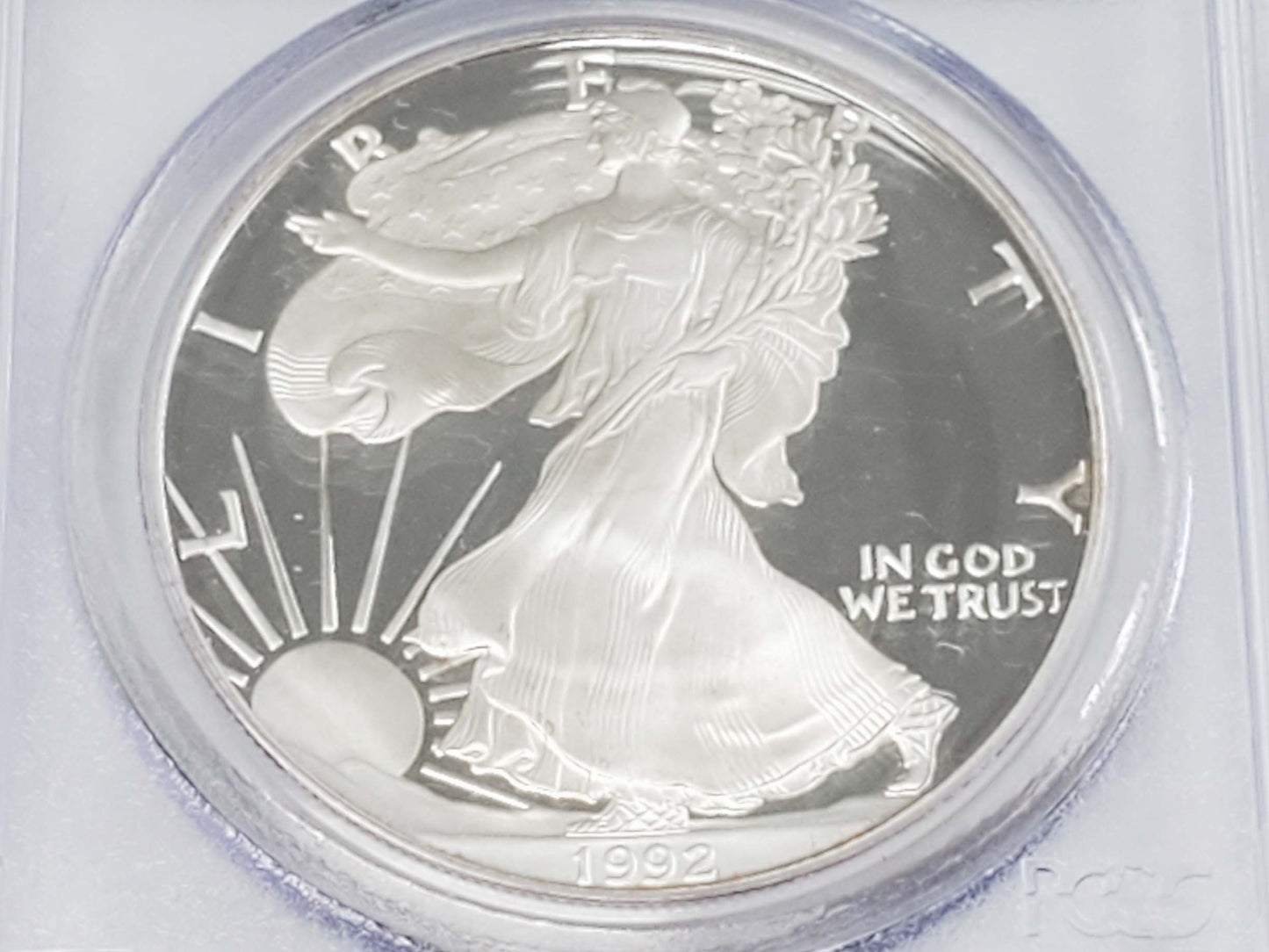 1992-S Silver Eagle Proof PCGS PR69DCAM