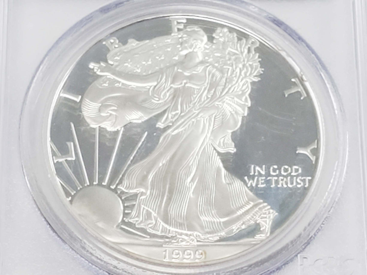 1999-P Silver Eagle Proof PCGS PR69DCAM