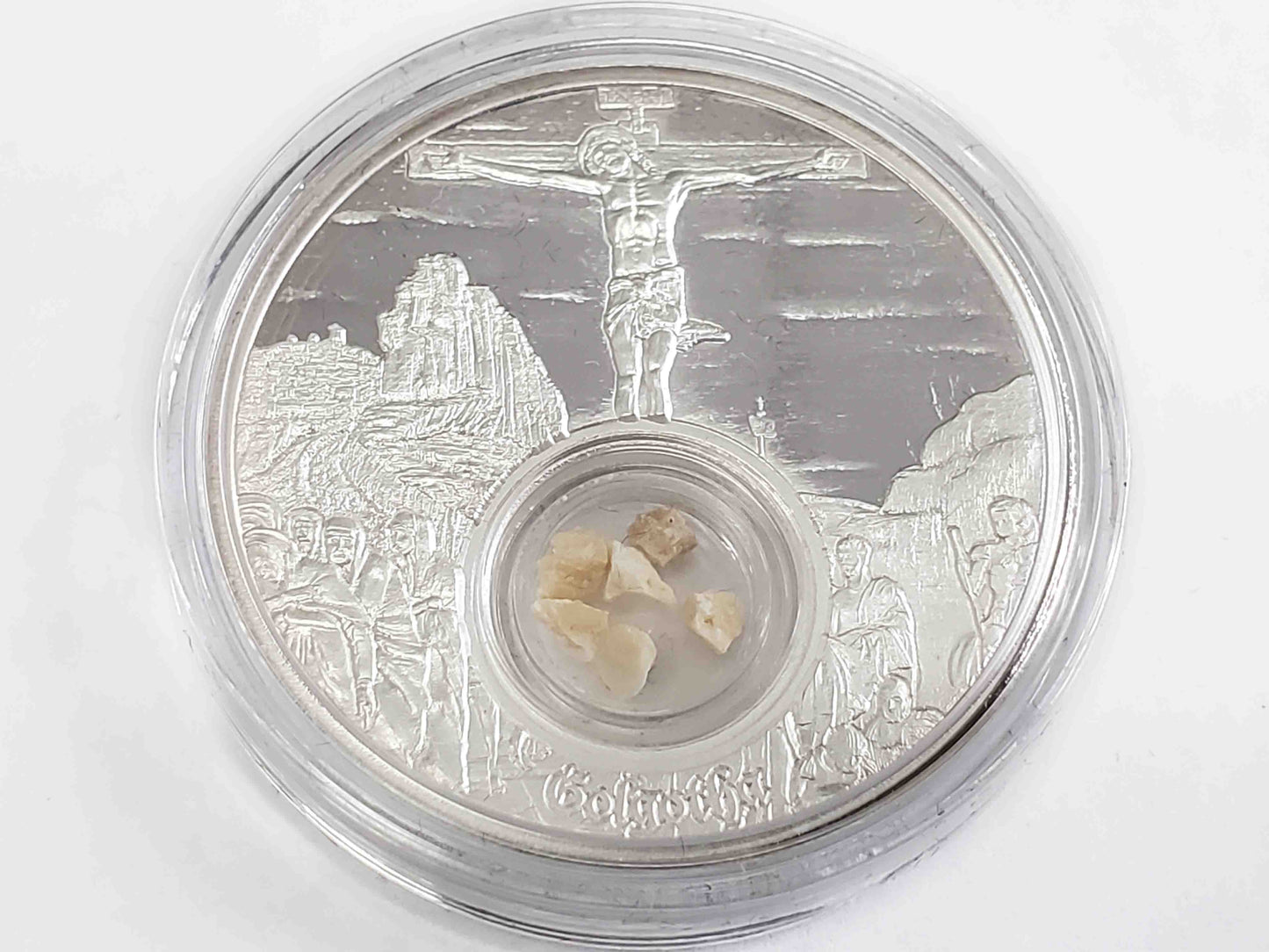 CoinJewels 2023 1 oz Silver Proof Coin "In the Footsteps of Jesus-Golgotha"