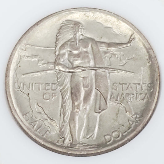 1936-S Oregon Trail Memorial Commemorative Silver Half Dollar