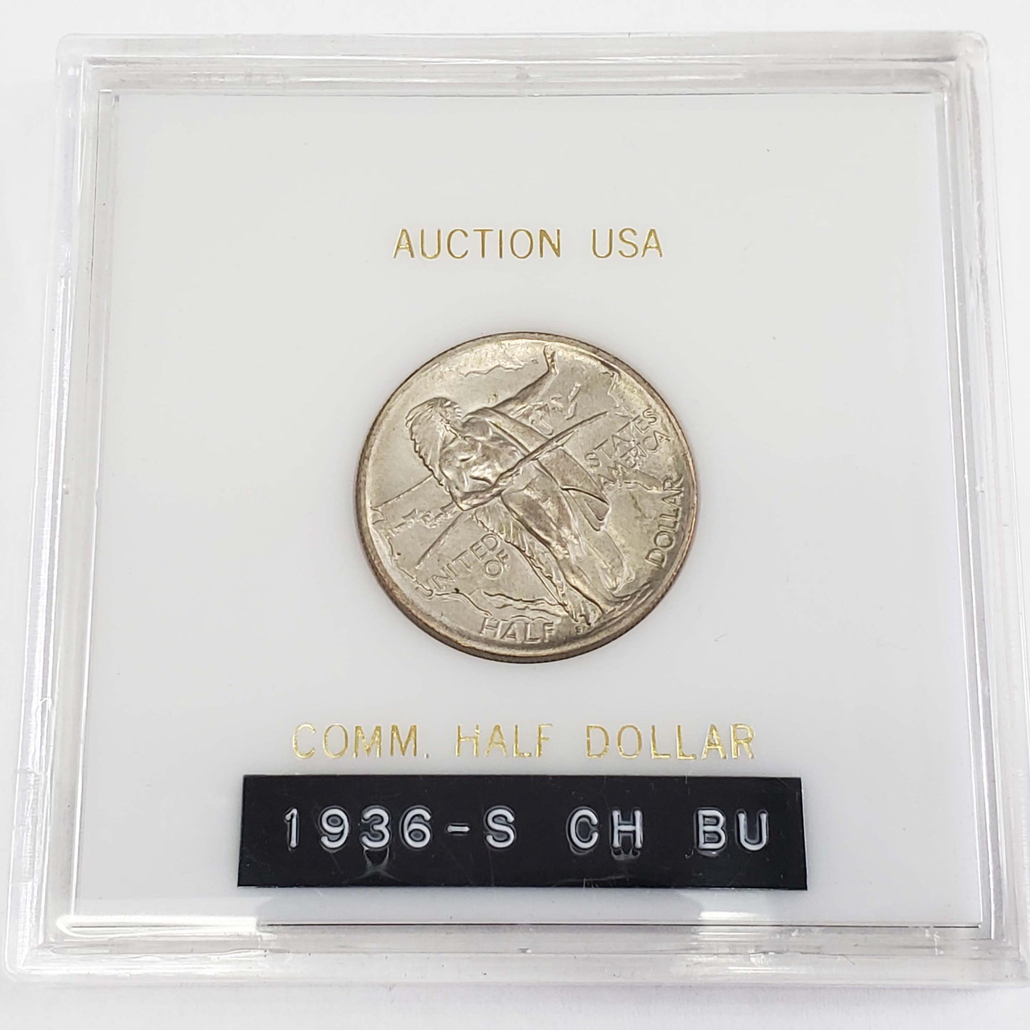 1936-S Oregon Trail Memorial Commemorative Silver Half Dollar