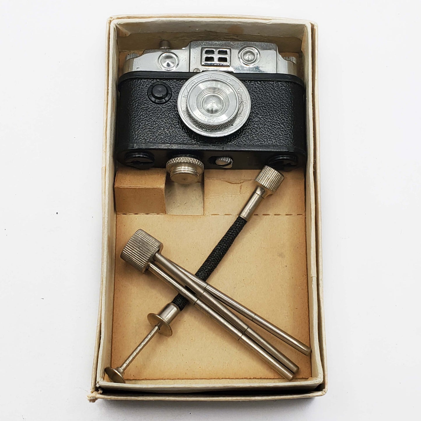 Vintage Mini Camera Novelty Lighter with Tripod and Shutter Release