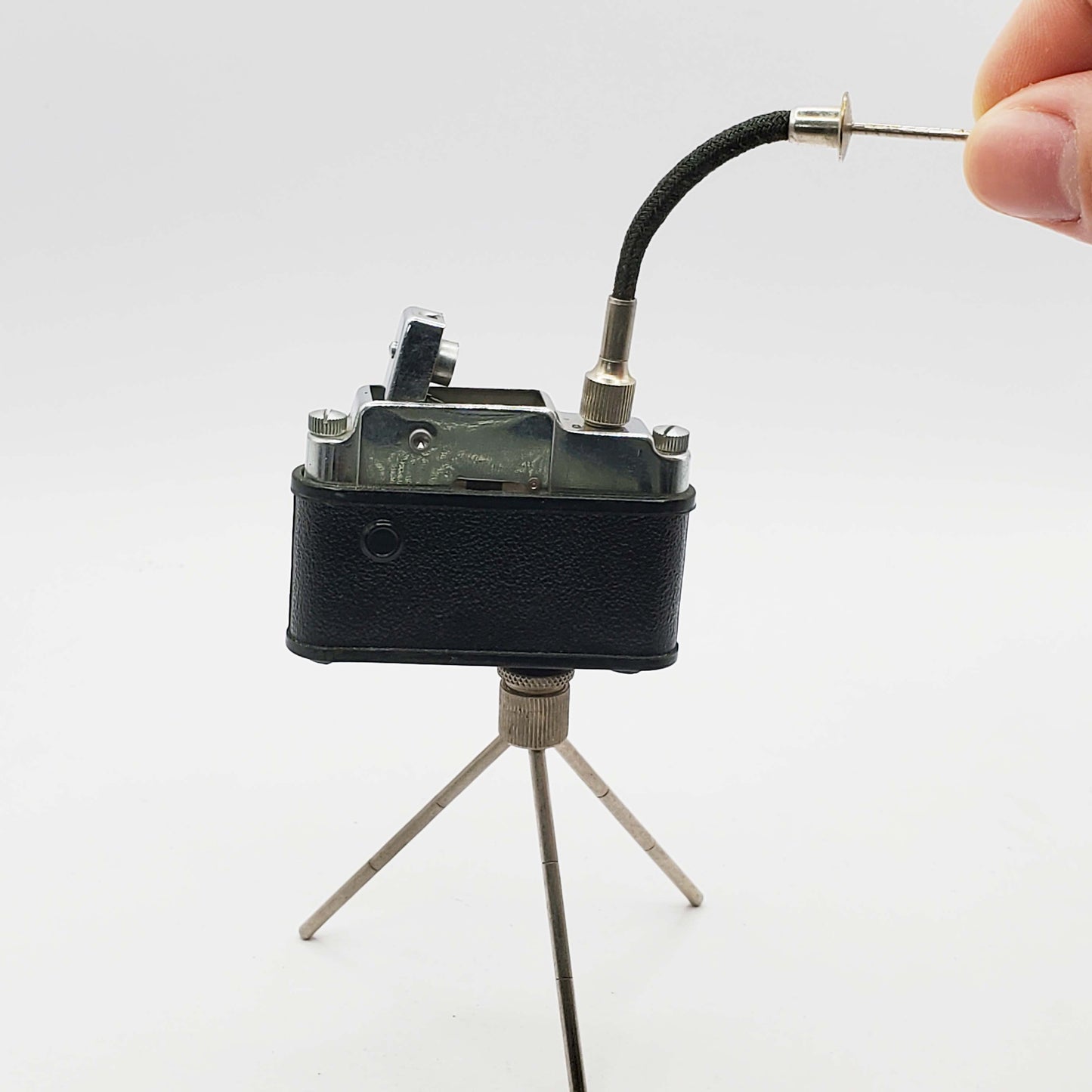 Vintage Mini Camera Novelty Lighter with Tripod and Shutter Release