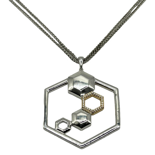MARVEL Universe Fine Jewelry Ant Man/The Wasp - 30" 925 Sterling Silver Necklace
