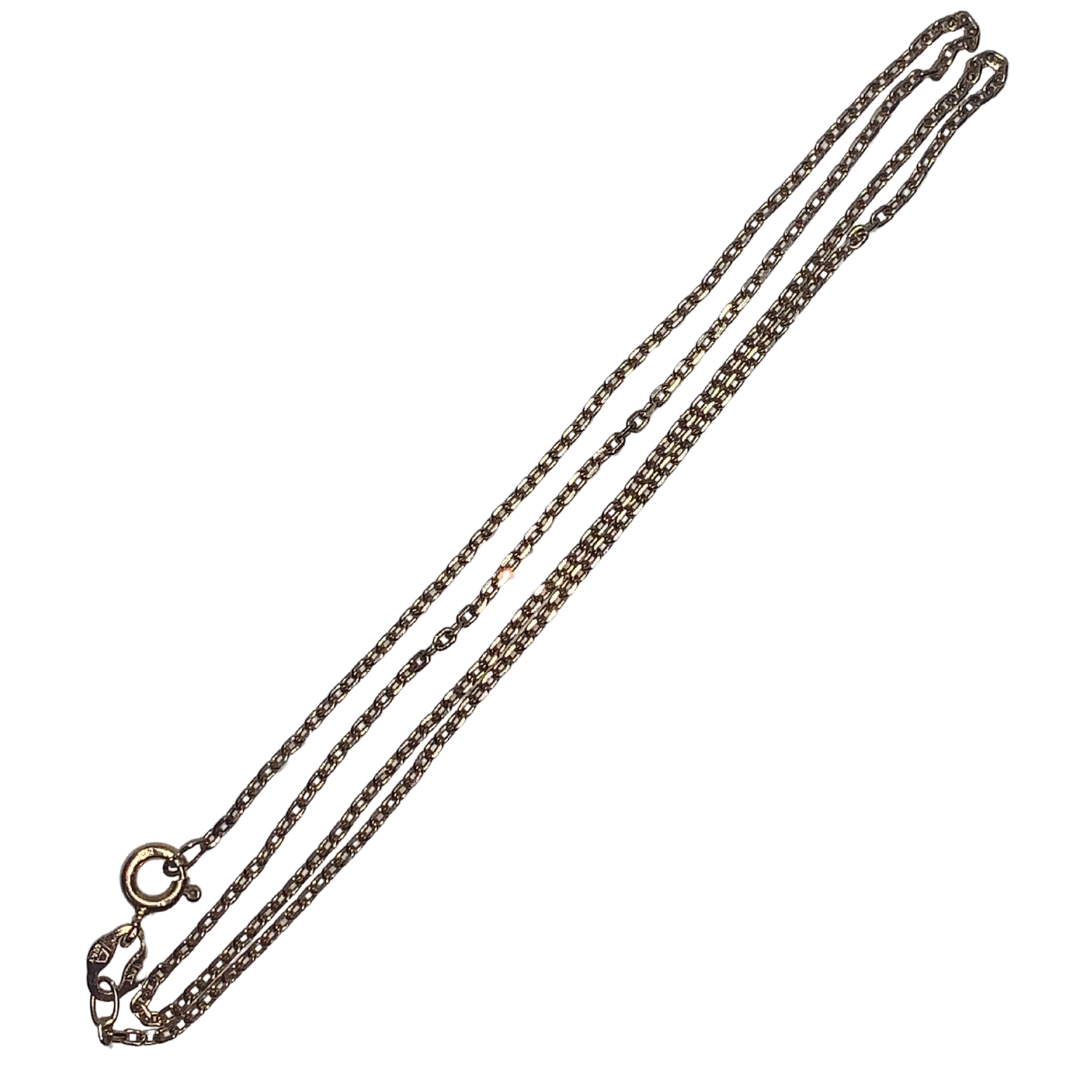 Zela 14k Small knot chain necklace