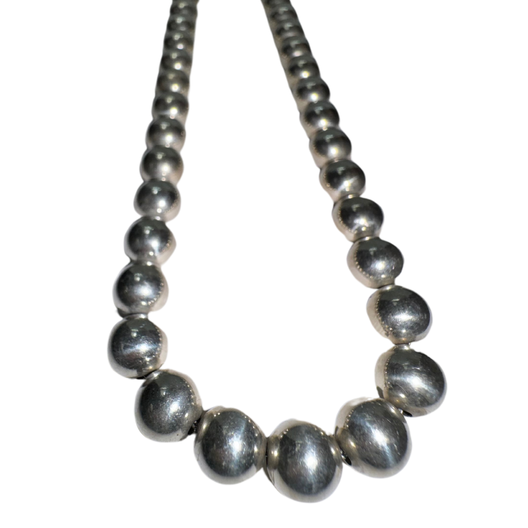 D.E.C. 925 Ball Bead Chain Necklace