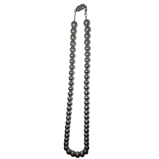 D.E.C. 925 Ball Bead Chain Necklace