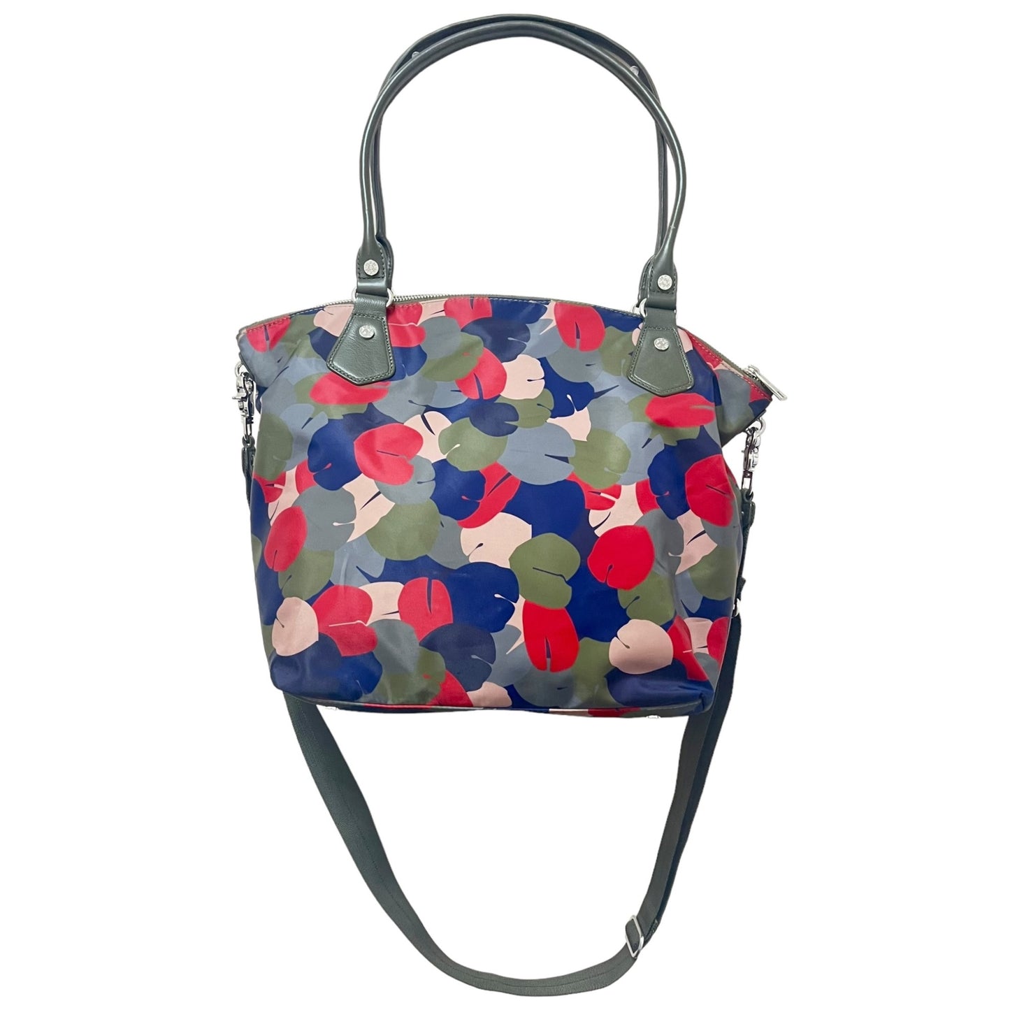 MZ Wallace Nylon Chelsea Large Tote in Leaf Print Crossbody Tropical Summer