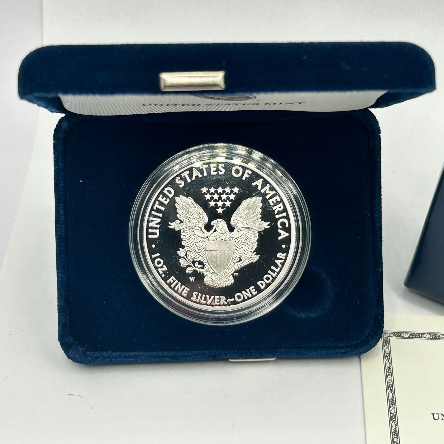 2012-W Westpoint Proof Silver American Eagle Dollar Coin OGP & COA