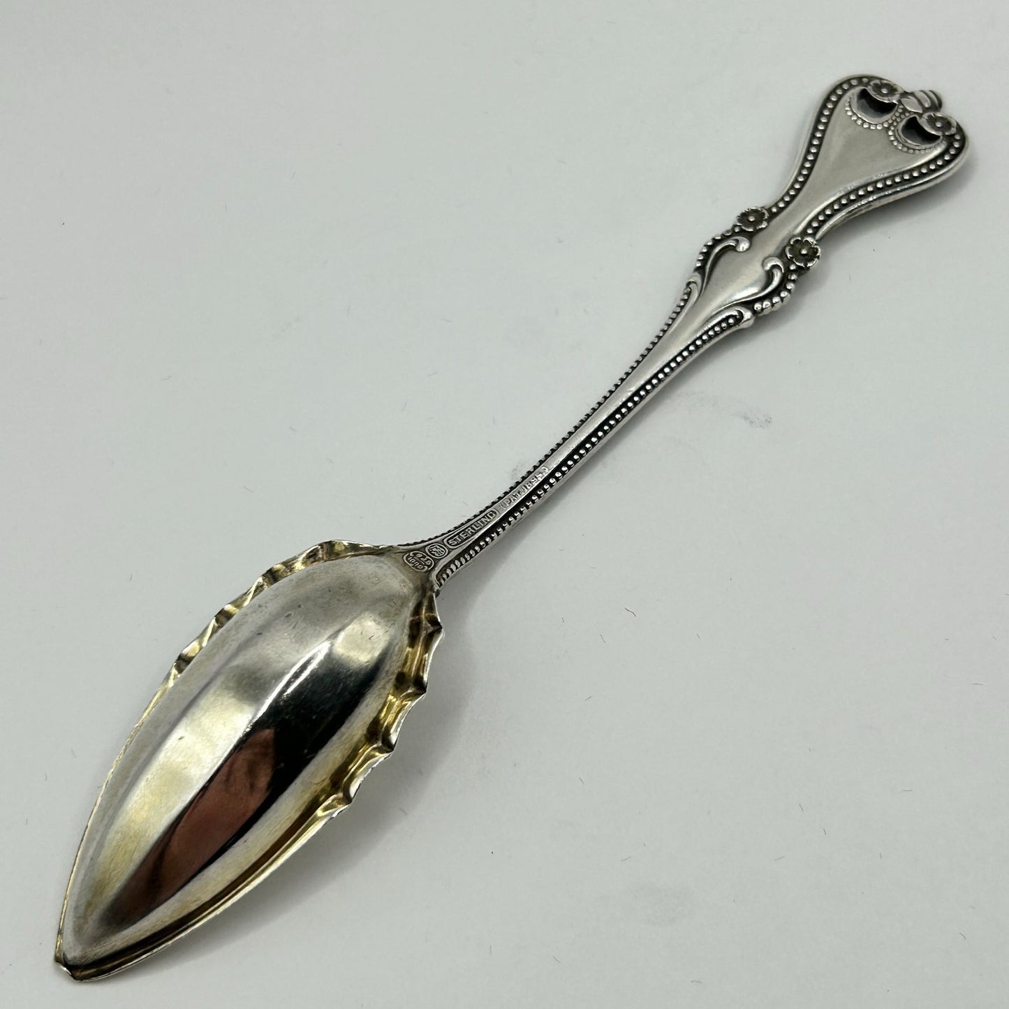 Towle Old Colonial Sterling Silver 1895 Grapefruit Spoon 5-5/8", Monogramed