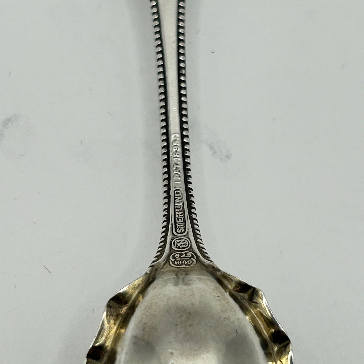 Towle Old Colonial Sterling Silver 1895 Grapefruit Spoon 5-5/8", Monogramed