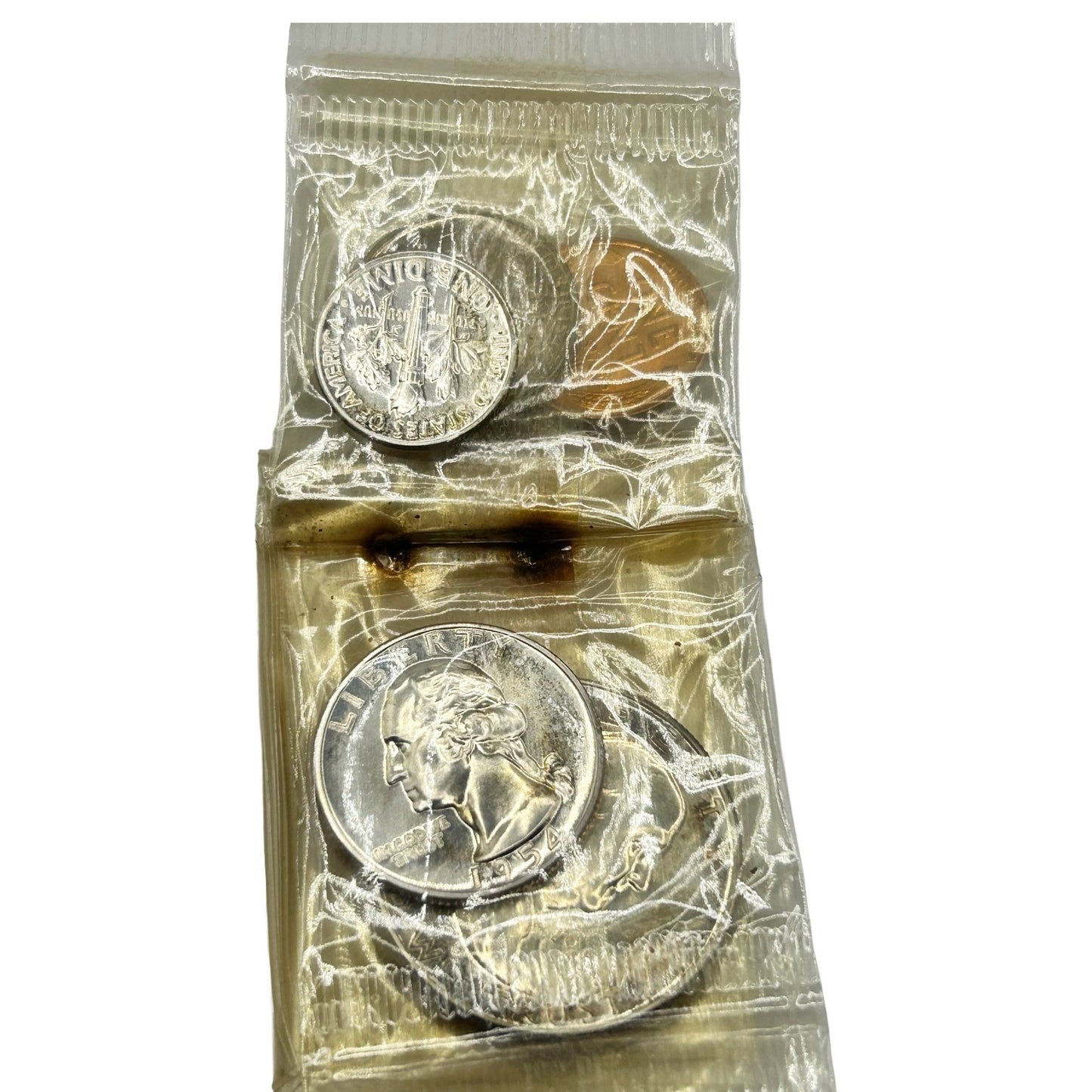 1954 US Silver Proof Set in Original Box & Packaging 1c-50c