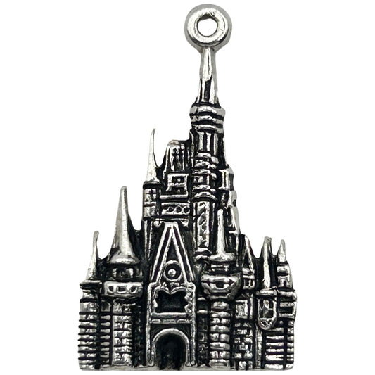 Vintage 925 Sterling Silver Walt Disney Disneyland Cinderella Castle Charm