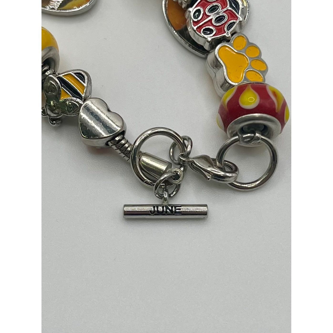 Willabee & Ward Yorkie Dog Lover Charm Bracelet June Base Metal Summer