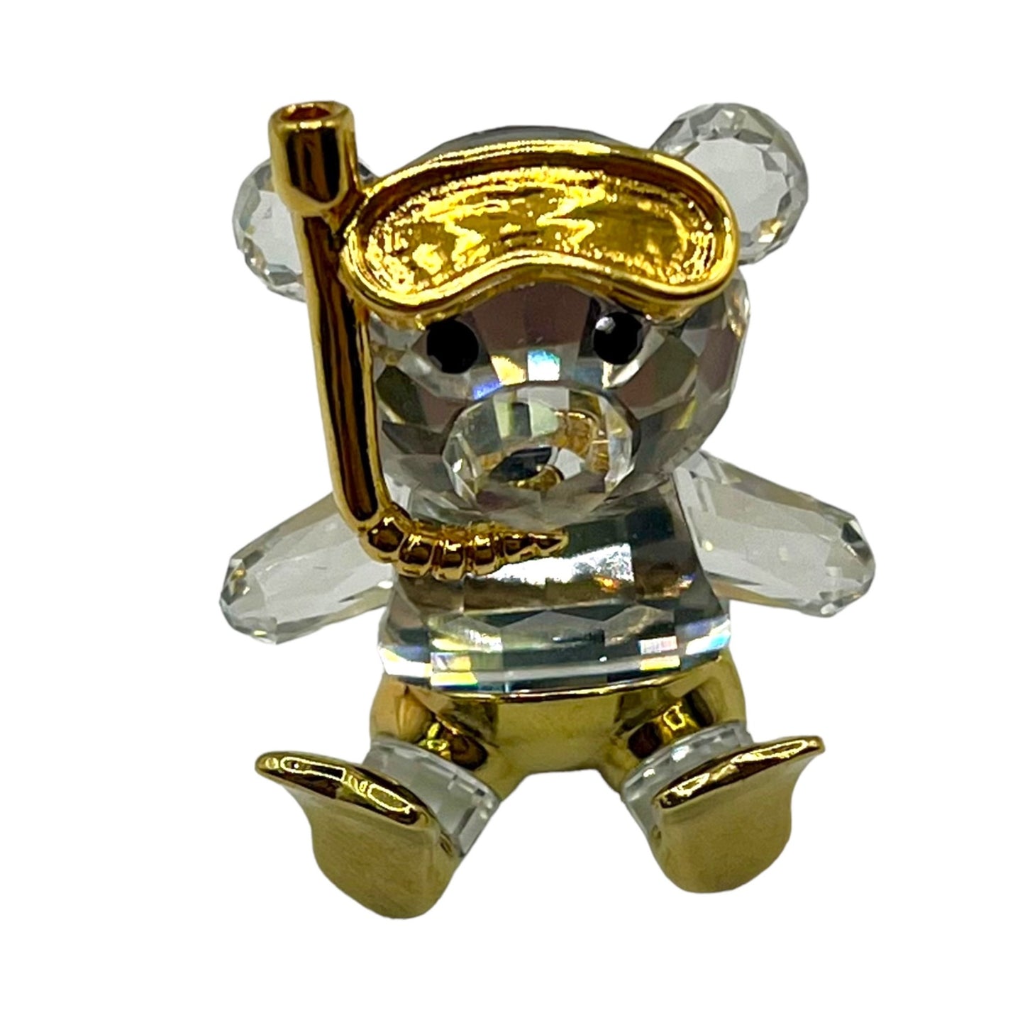 Vintage Swarovski Crystal Memories Accessories Diver Teddy Bear Brooch 220119