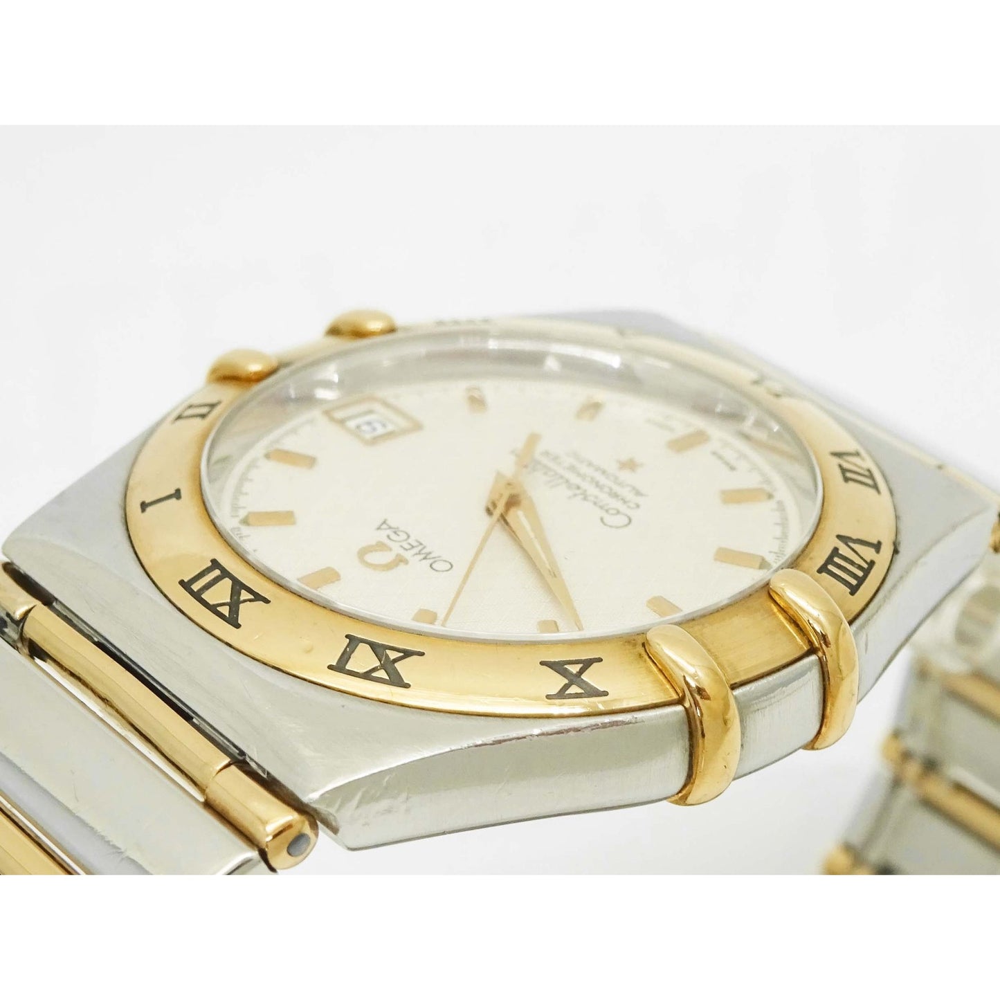 Omega Constellation 1302.3 Automatic Chronometer Watch 18k Gold & Stainless Steel