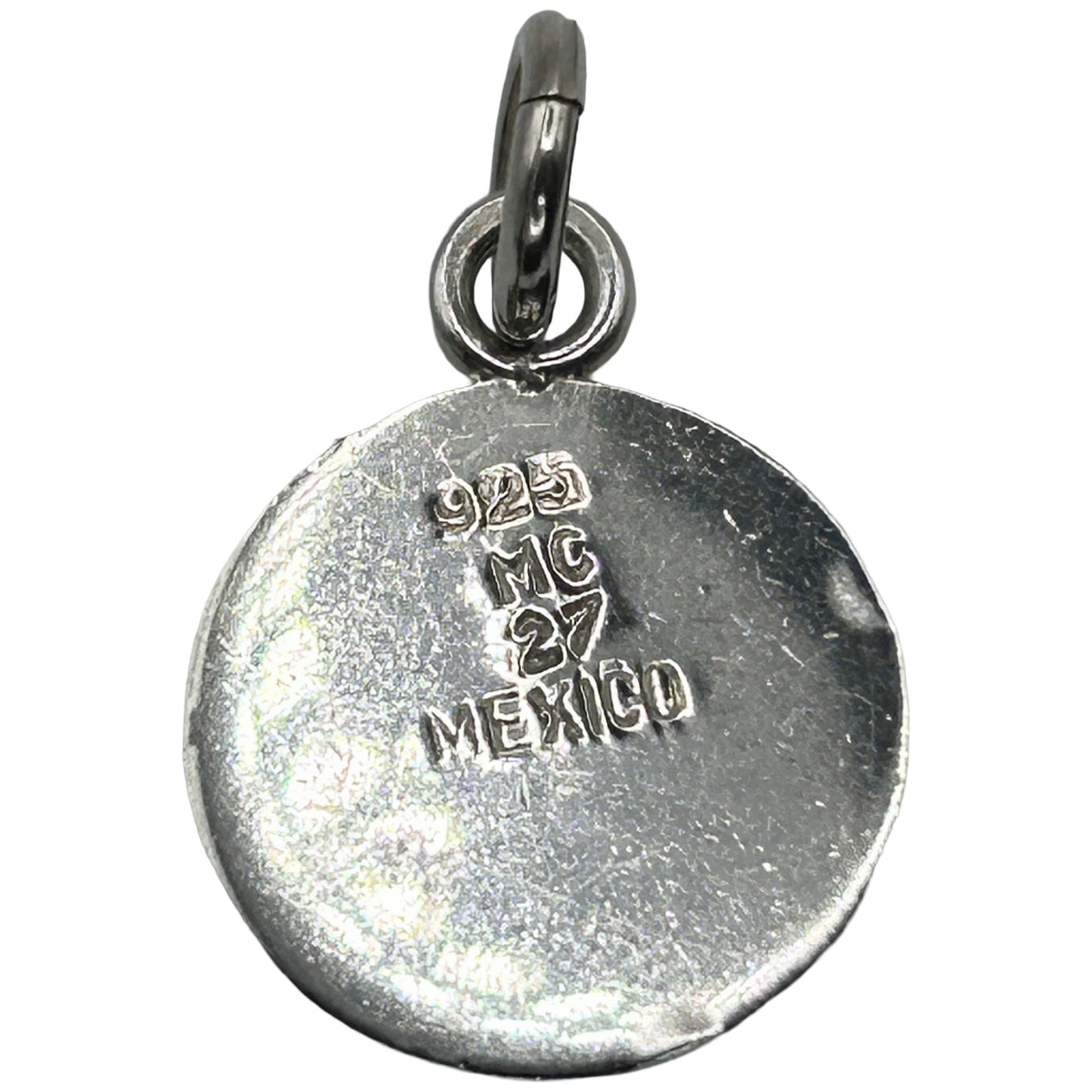 Vintage Mexico 925 Sterling Silver 'Mayan Calendar' Charm