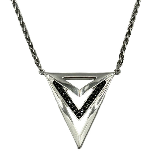 MARVEL Universe Fine Jewelry Black Panther - 18" 925 Sterling Silver Necklace