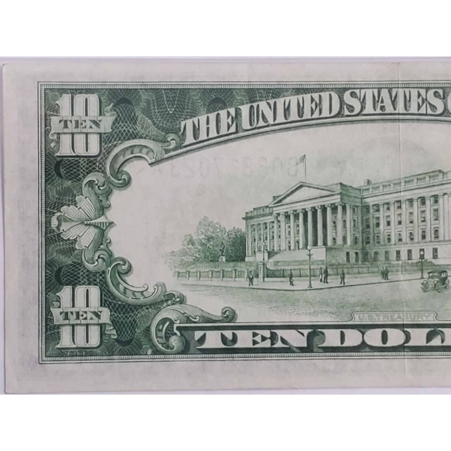 1934 $10 Silver Certificate WWII North Africa #B03817023A PMG 55 AU EPQ
