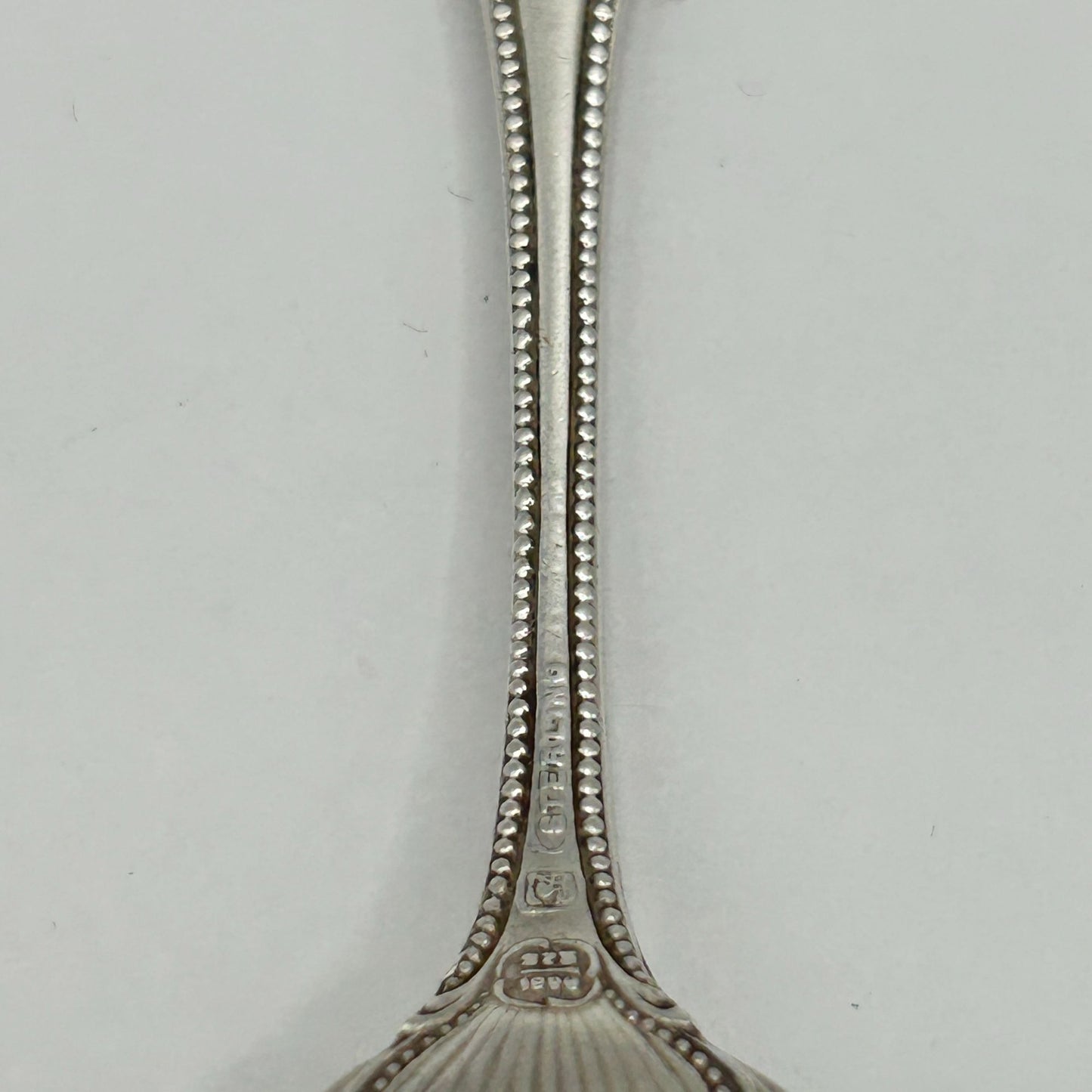 6 Antique Towle "Old Colonial" Sterling Silver Ribbed Spoons