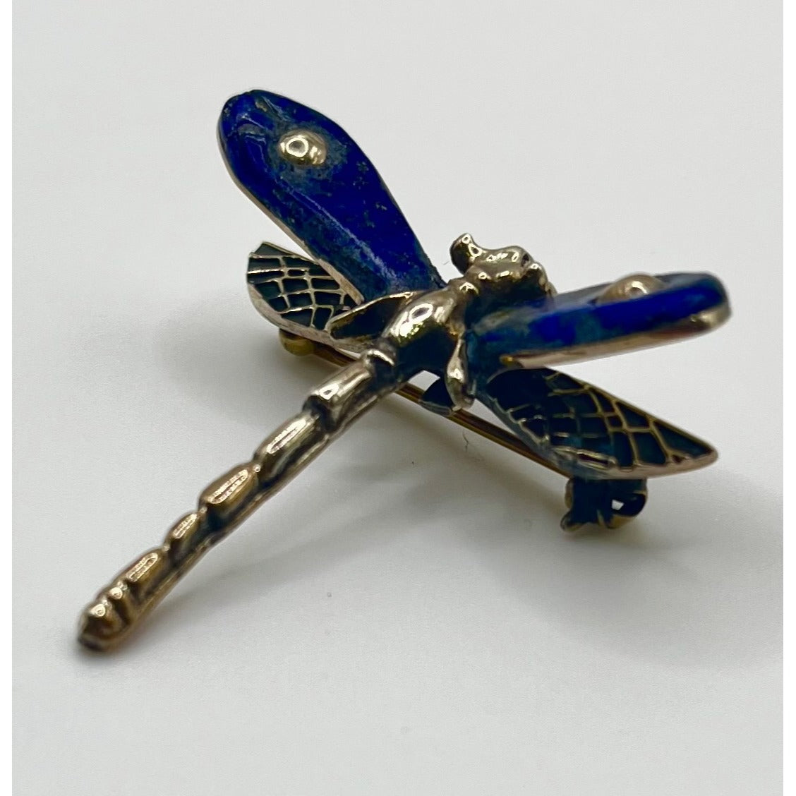 Manuel Porcayo Figueroa 925 Sterling Silver Hecho a Mano Dragonfly Brooch Pin