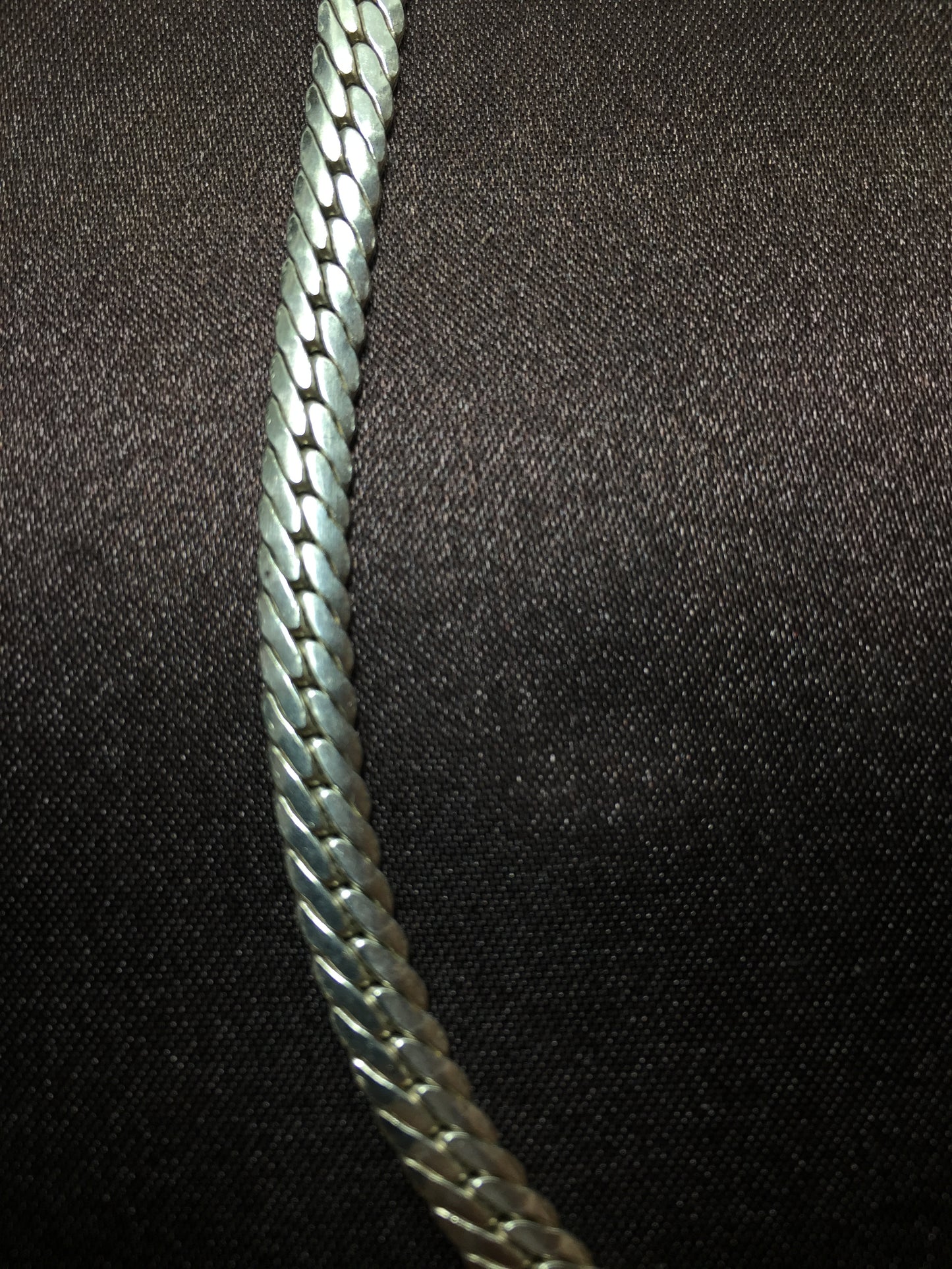 925 Herringbone Necklace Chain Made in Italy