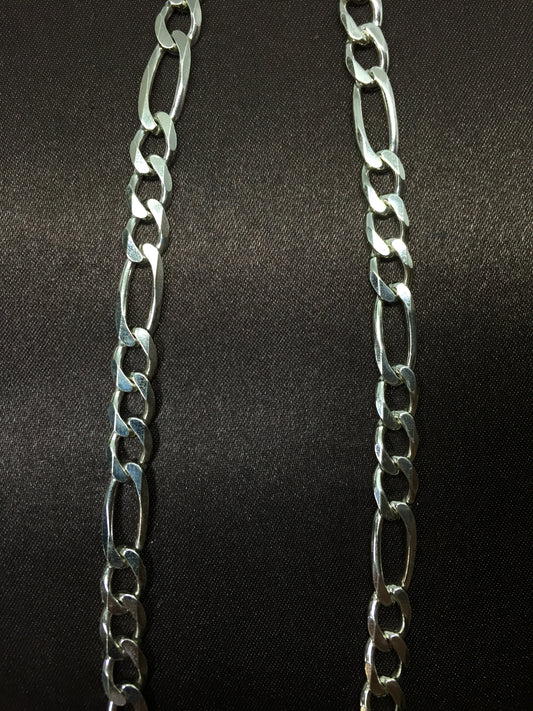 925 Figaro Chain Necklace Made in Italy