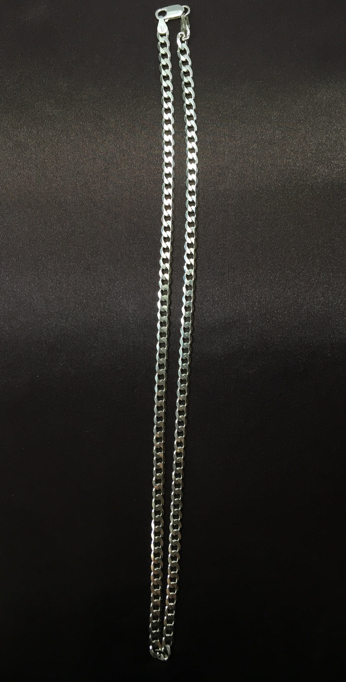 925 Thin Cuban Necklace Made in Italy