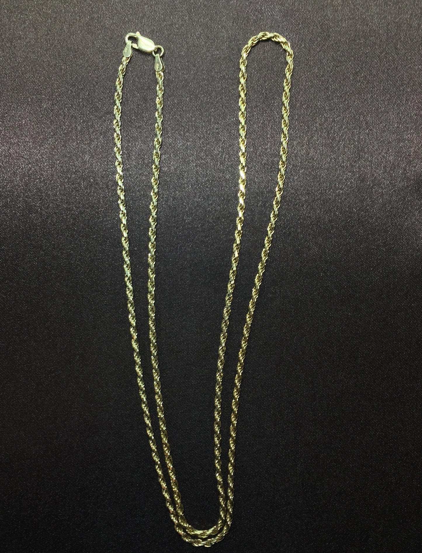 FGS Vior Italy 925 29" Rope Chain Necklace