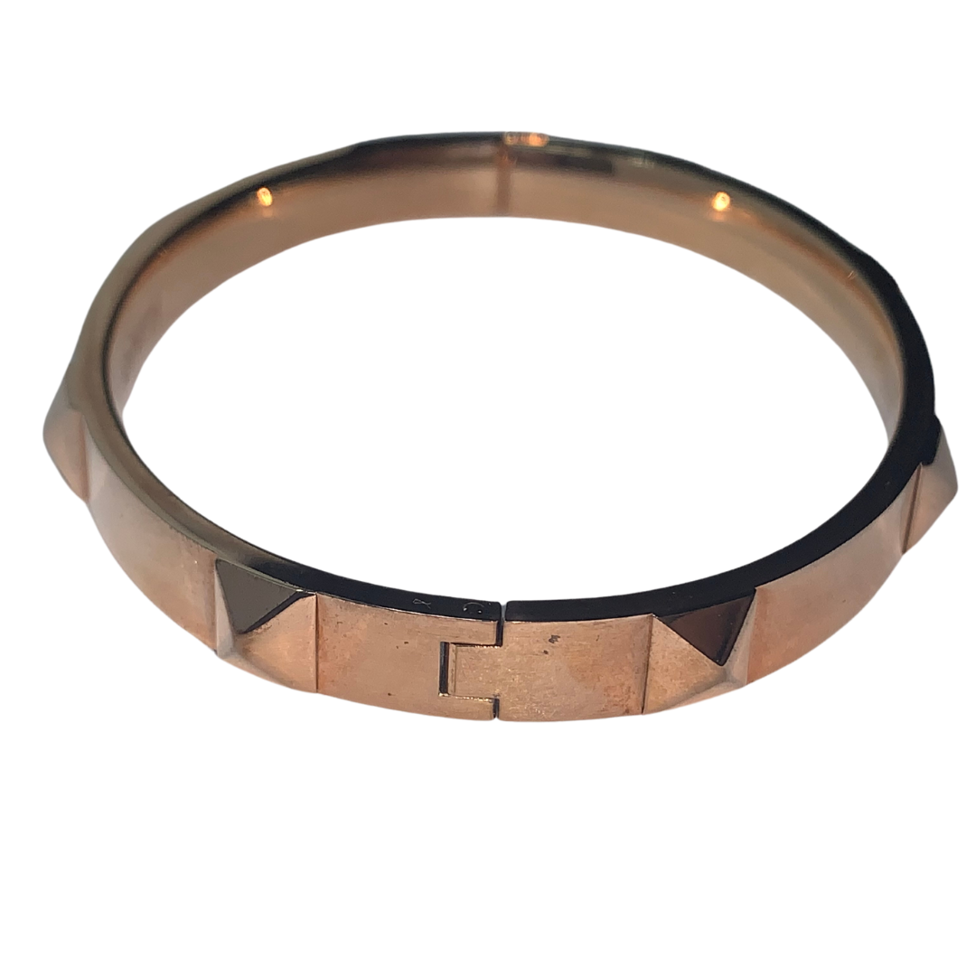 MVMT Rose gold thin bangle bracelet with clasp