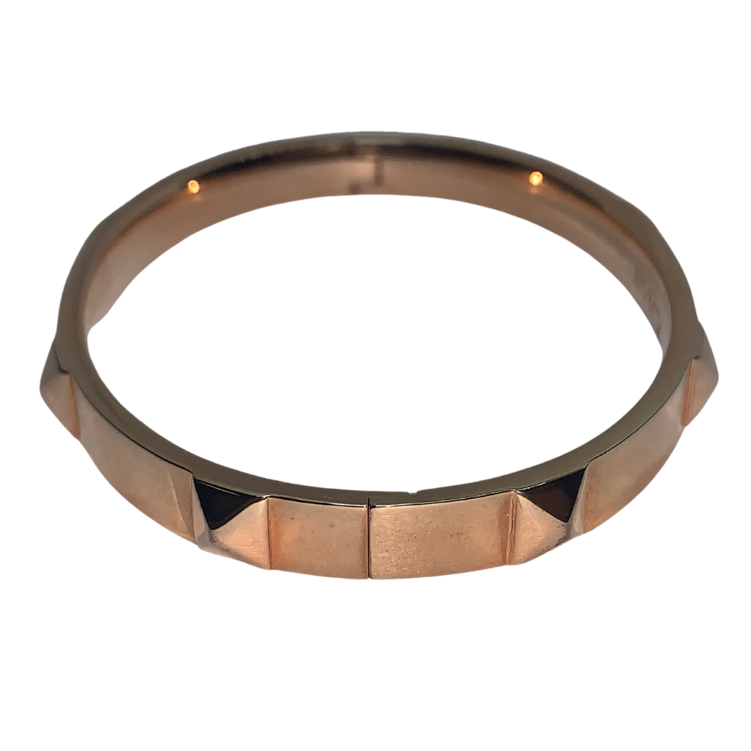 MVMT Rose gold thin bangle bracelet with clasp