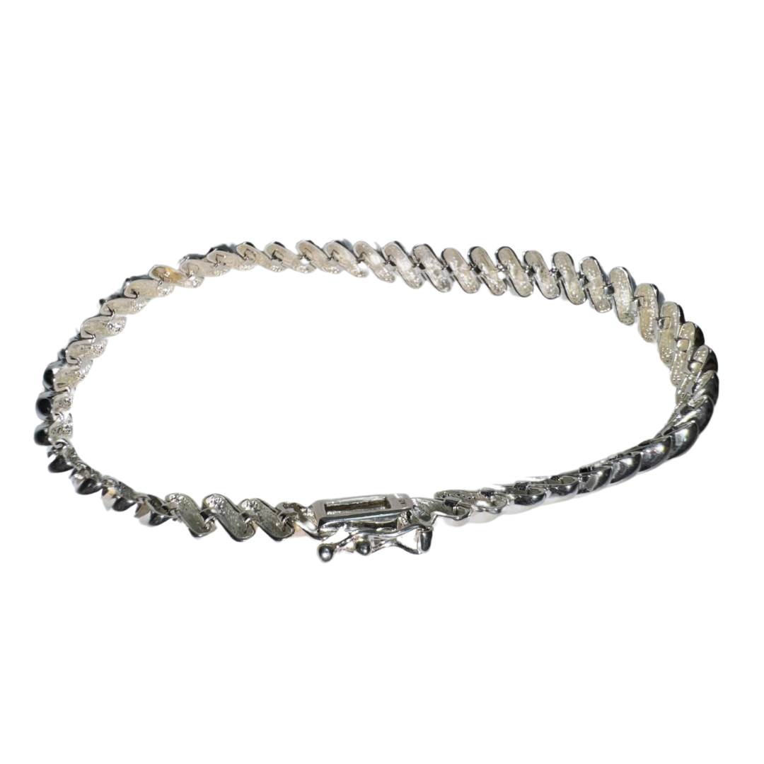 925 FAS San Marco Macaroni Link Bracelet