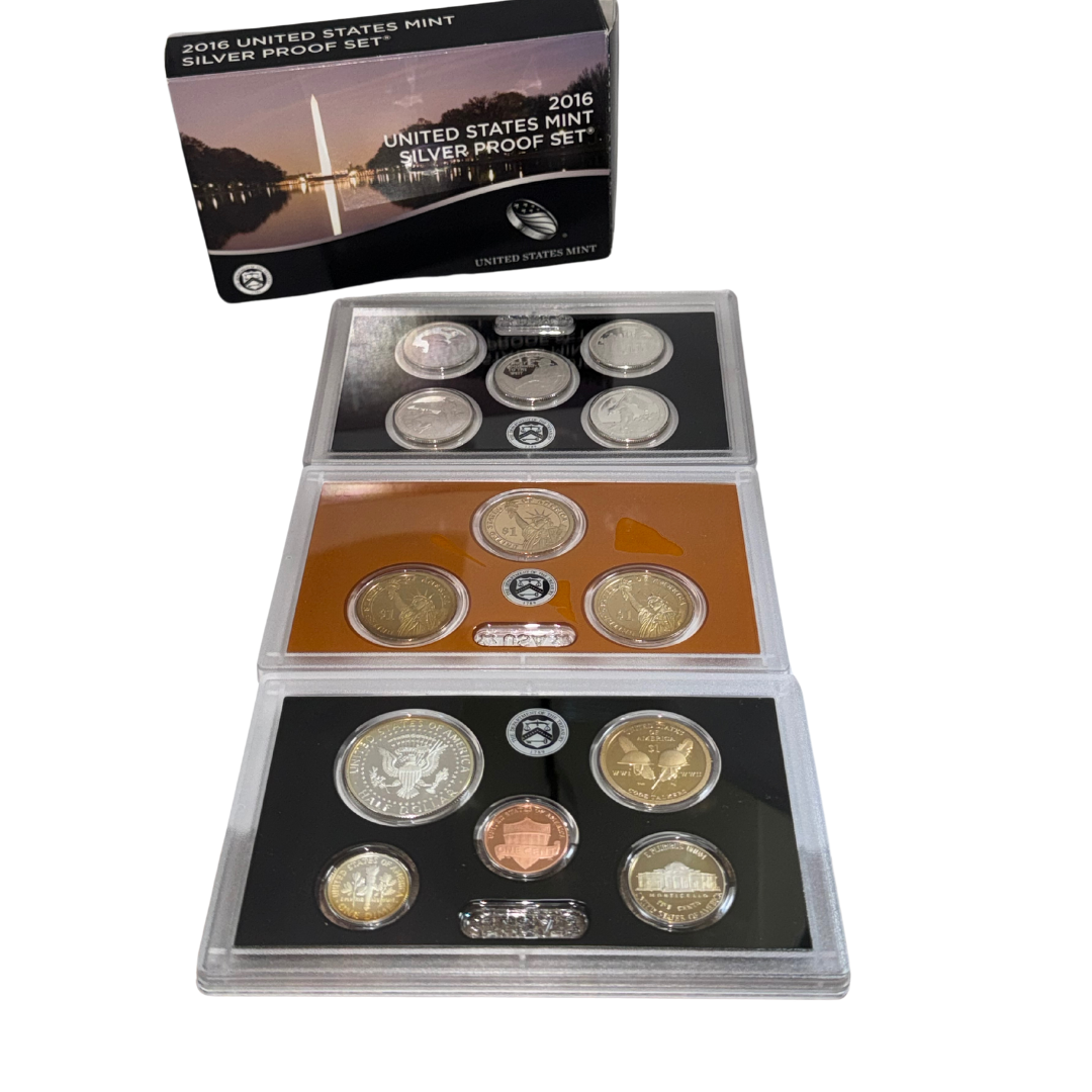 2016-S U.S. SILVER 13 Coin Proof Set Original and complete