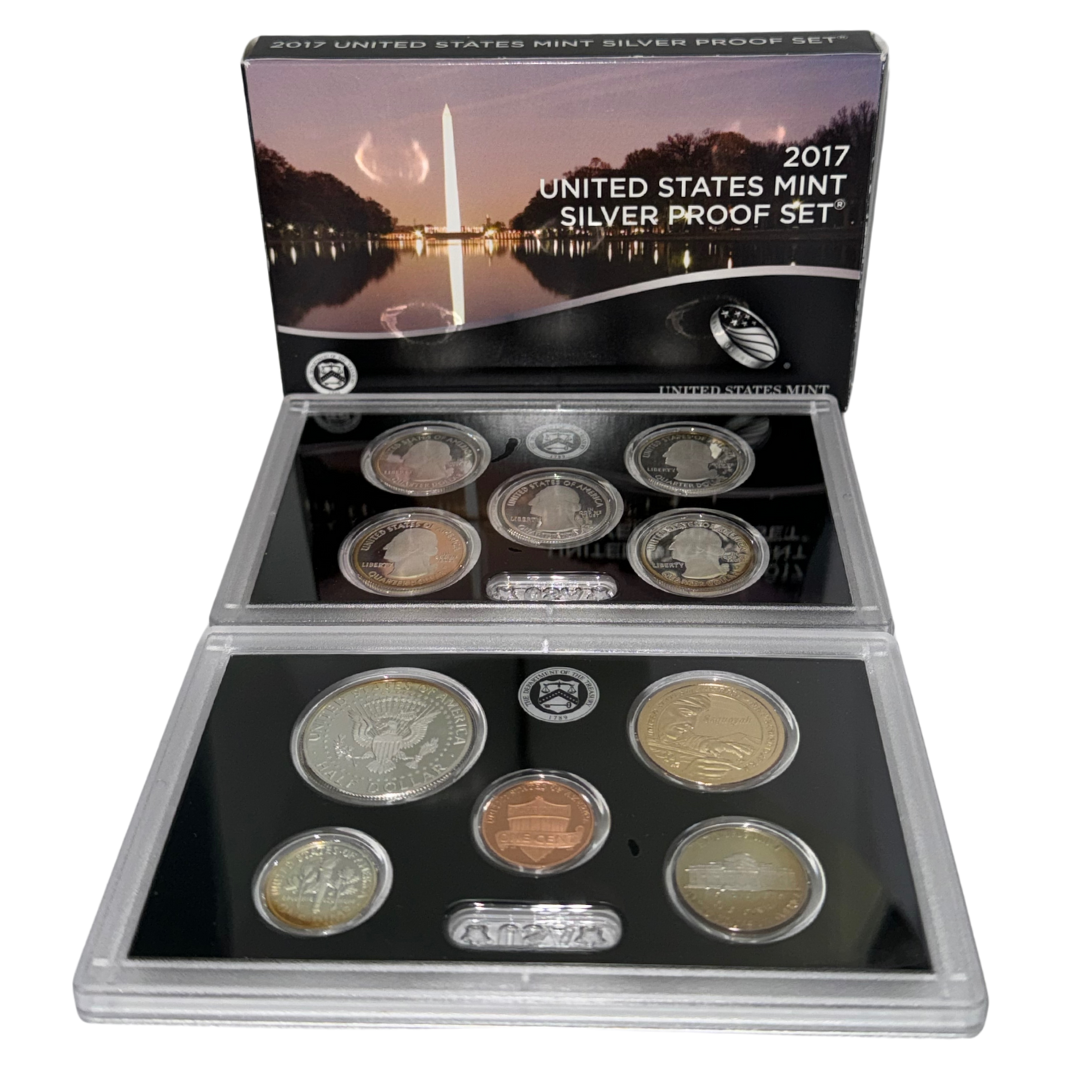 2017-S U.S. SILVER 10 Coin Proof Set Original and Complete