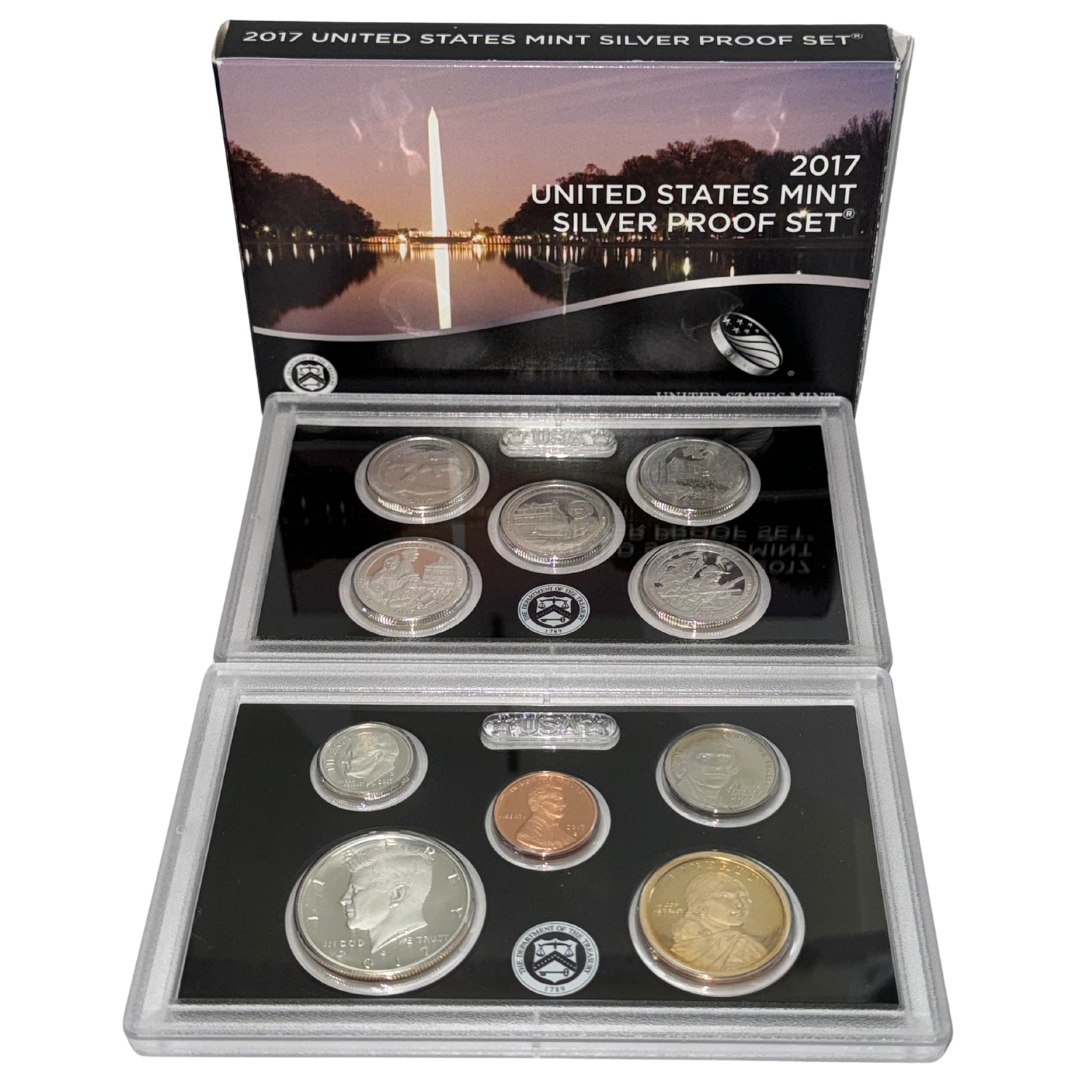 2017-S U.S. SILVER 10 Coin Proof Set Original and Complete