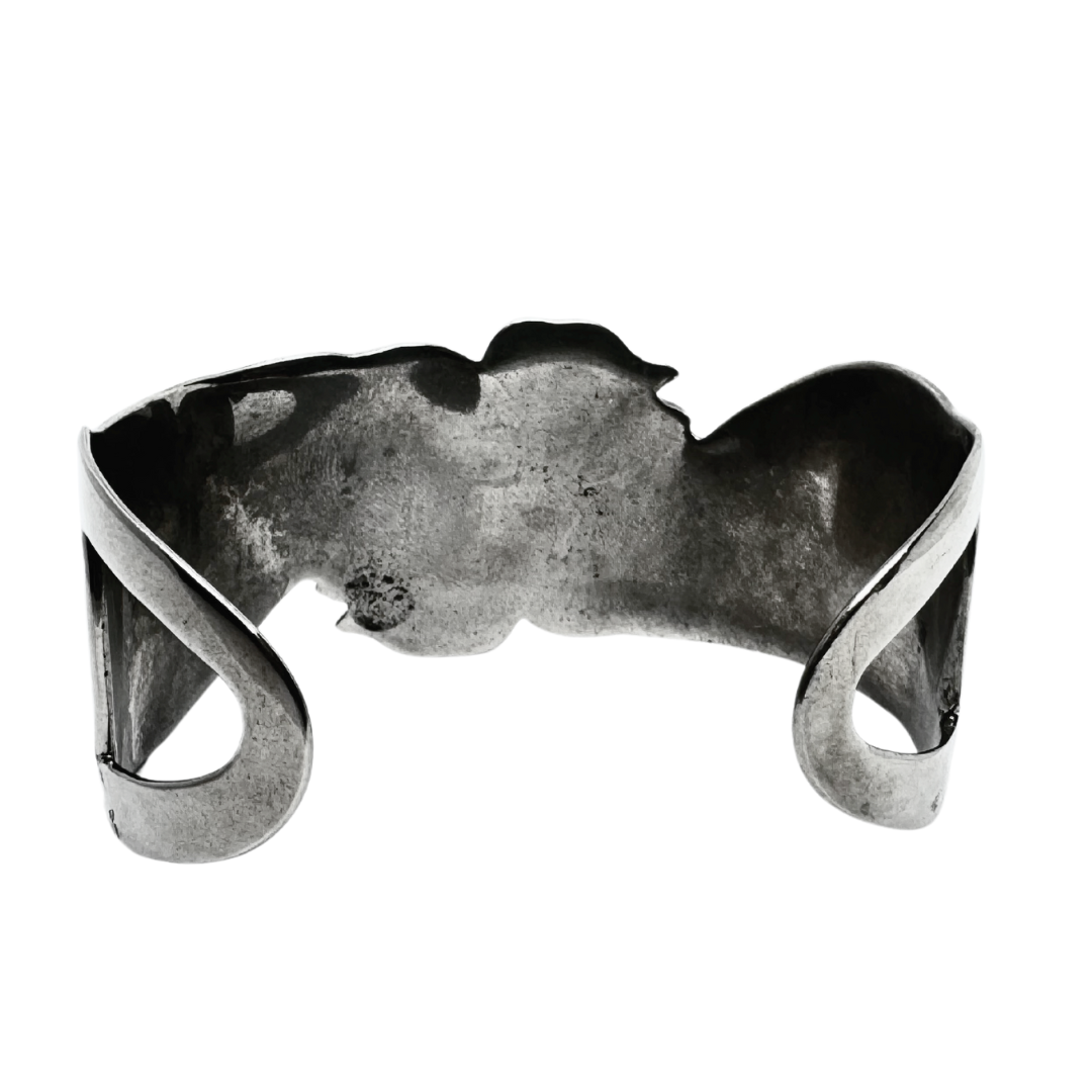 SS 2 Siamese Cat Cuff Bracelet