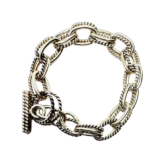 SS 2-tone Cable Bracelet