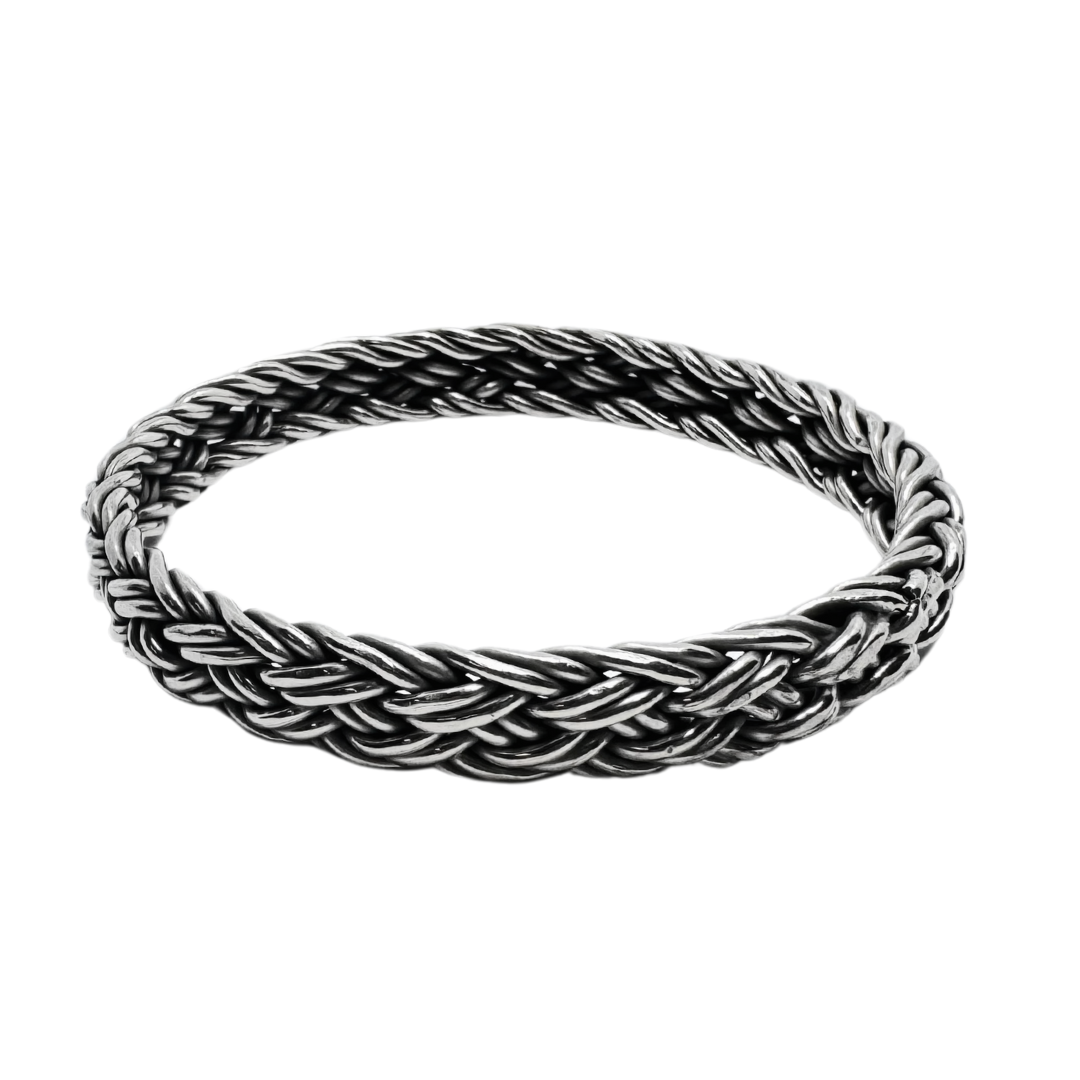 SS Braided Bangle